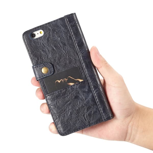 CaseMe för iPhone 6& 6S  Crazy Horse textur läderfodral