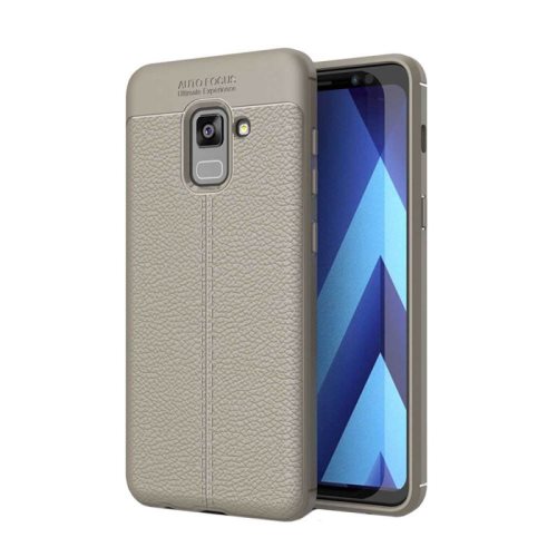 Bild av Läder mönstrat TPU skal Samsung Galaxy A8 Plus 2018 (SM-A730F)