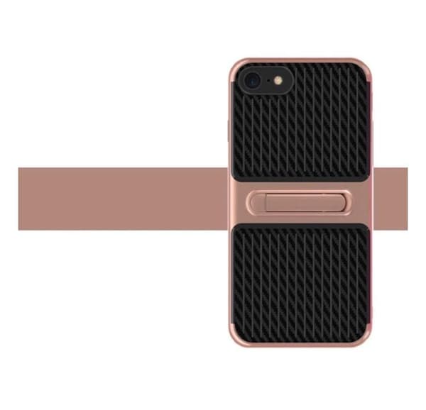 iPhone 8 Plus - FLOVEME Smarta HYBRID Stötdämpande Karbon skal