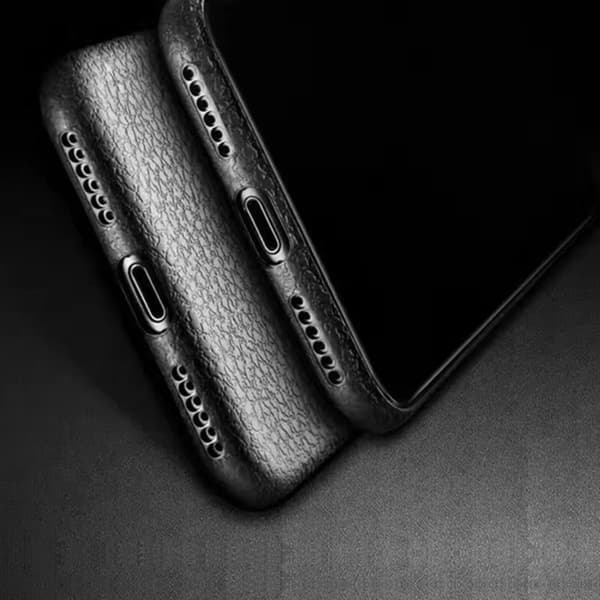 iPhone X/XS Läderskal, Flera Färger