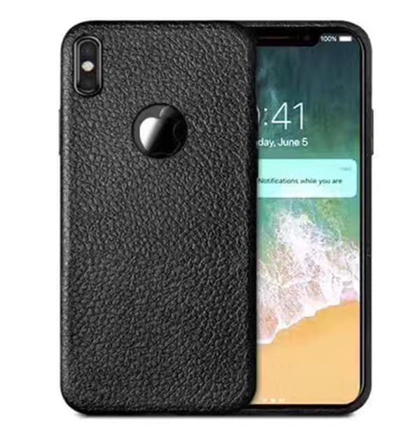 iPhone X/XS Läderskal, Flera Färger
