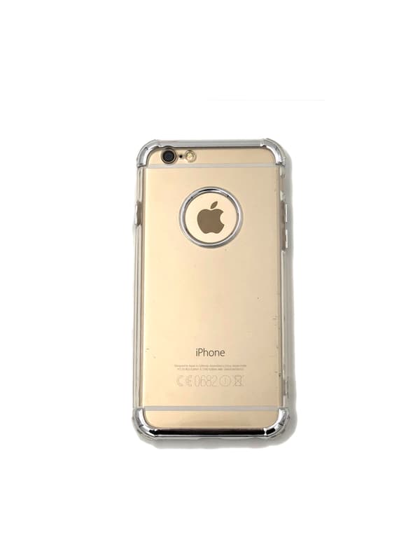 Extra tåligt design silikonskal | färgade kanter iPhone 8
