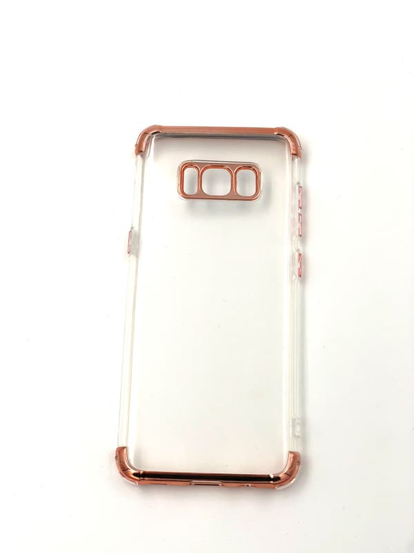 Extra tåligt design TPU | färgade kanter Samsung S8+
