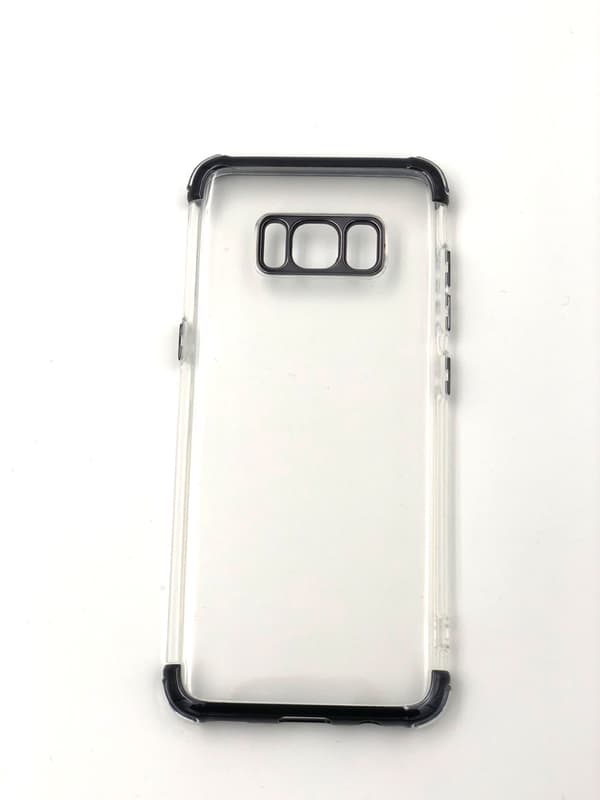 Extra tåligt design TPU | färgade kanter Samsung S8+