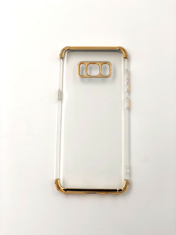 Extra tåligt design TPU | färgade kanter Samsung S8+