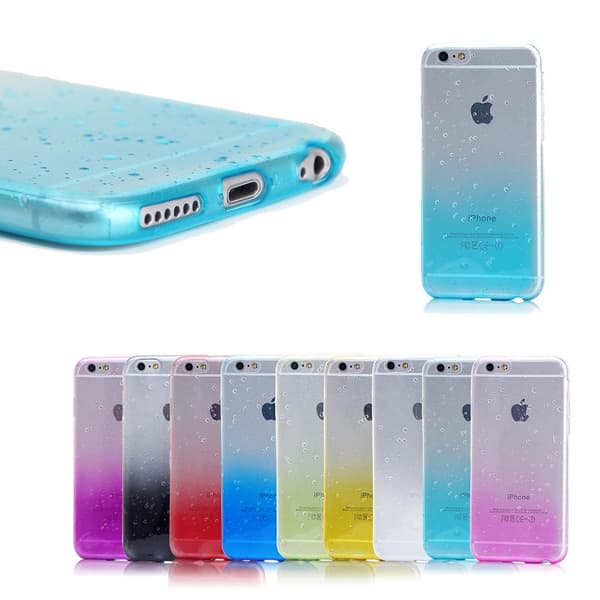 Gradient färgade Silikon TPU-Skal till iPhone 7/8