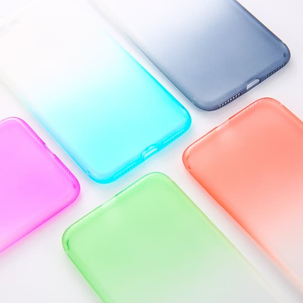 Gradient färgade Silikon TPU-Skal till iPhone 7/8