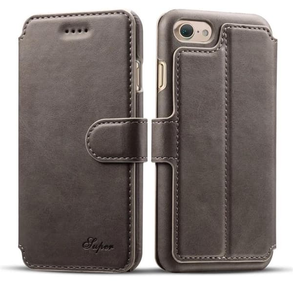 JUPER - Läderfodral med Plånbok till iPhone 6/6S Plus