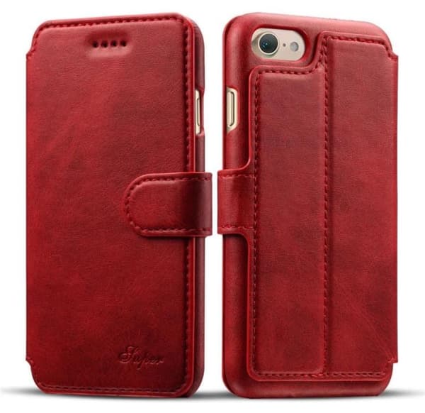 JUPER - Läderfodral med Plånbok till iPhone 6/6S Plus