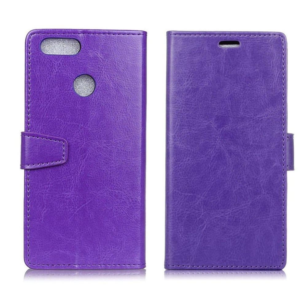 OnePlus 5T laadukas nahkakotelo - Violetti