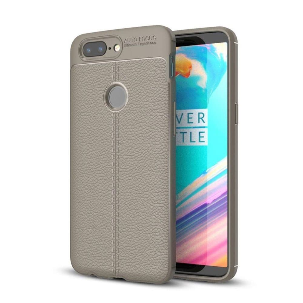 OnePlus 5T design suojakuori - Harmaa