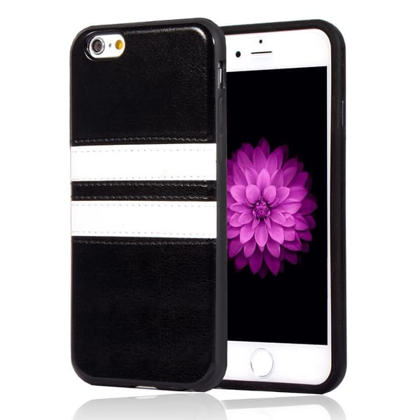 Skal i PU-läder med 2 streck iPhone 6/6S