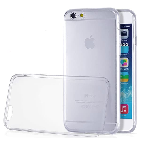 Transparent Silikon TPU-Skal till iPhone 6/6S