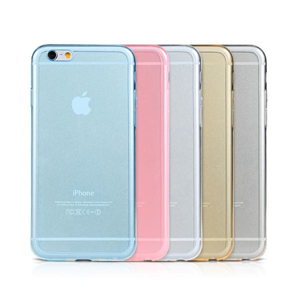 Transparent Silikon TPU-Skal till iPhone 6/6S