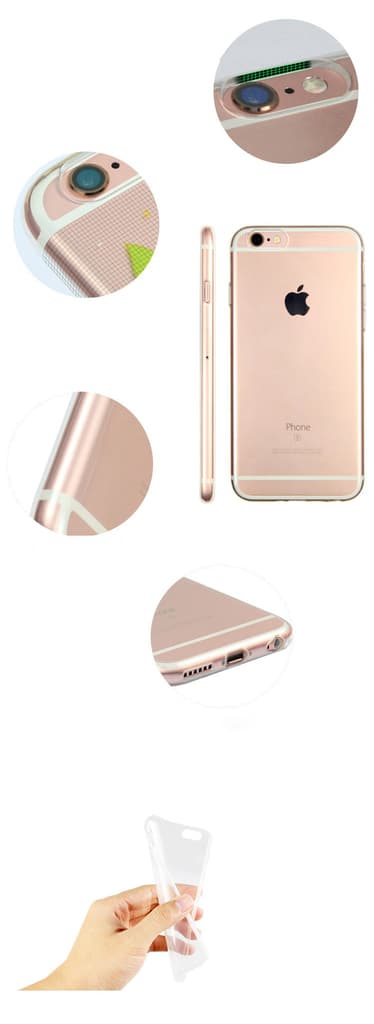 Roliga Djur Motiv Silikon/TPU Skal till iPhone 6/6S