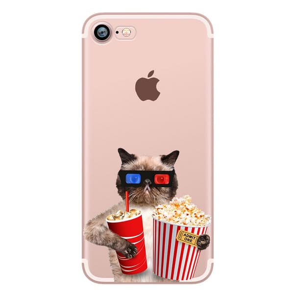 Roliga Djur Motiv Silikon/TPU Skal till iPhone 6/6S