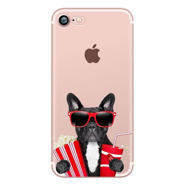 Roliga Djur Motiv Silikon/TPU Skal till iPhone 6/6S