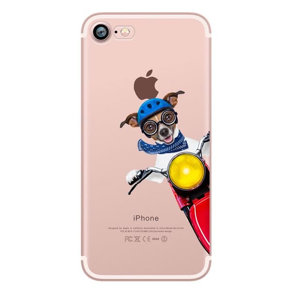 Roliga Djur Motiv Silikon/TPU Skal till iPhone 6/6S
