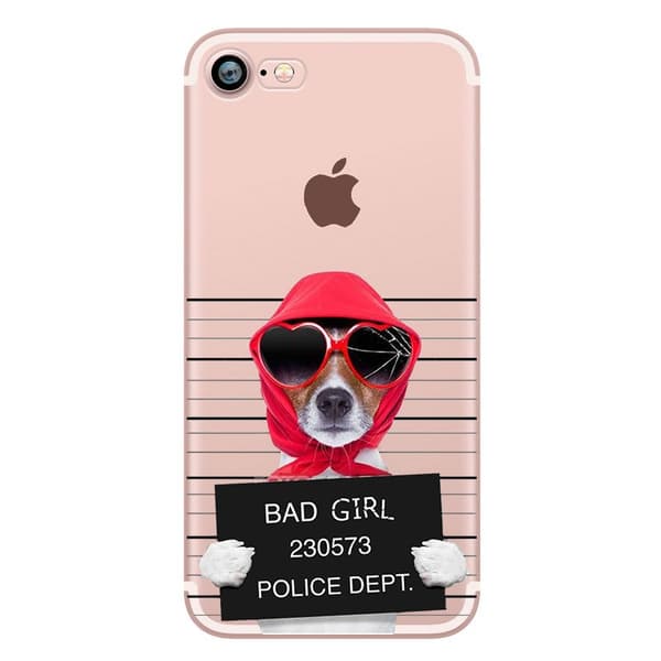 Roliga Djur Motiv Silikon/TPU Skal till iPhone 6/6S
