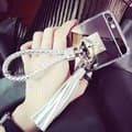 Miniatyrbild 6 av 11: Bling Spegelskal med tofs & band iPhone 6/6S