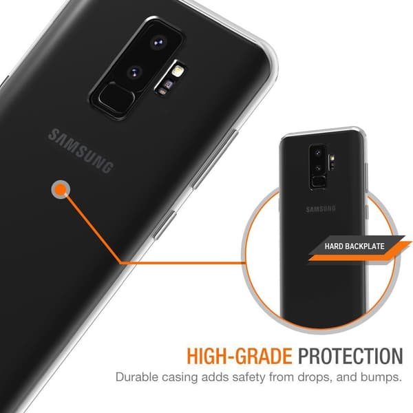 Transparent Silikon TPU-Skal till Samsung S9 PLUS