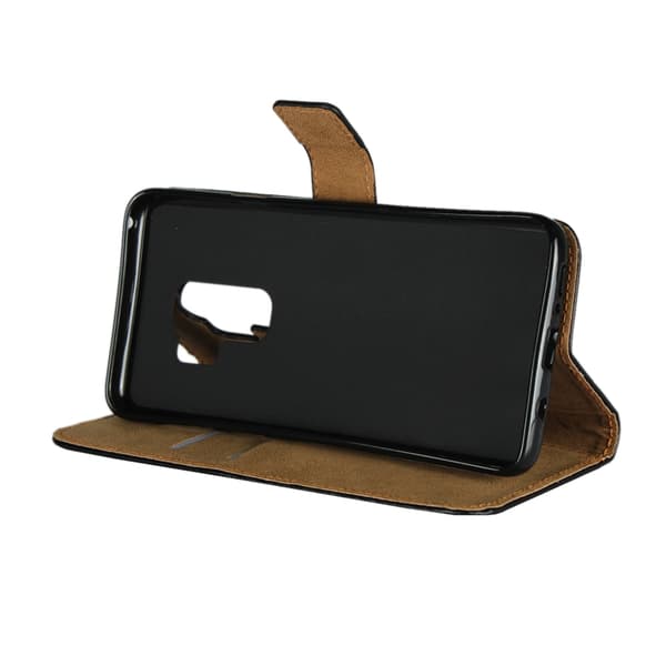 SKALO Samsung S9 Plånboksfodral Äkta Skinn