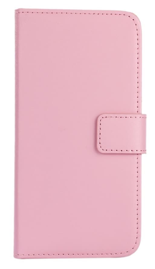 SKALO Samsung S9 Plånboksfodral Äkta Skinn Rosa