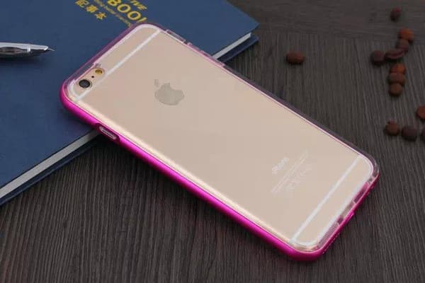 TPU silikonskal med färgad ram iPhone 6/6S