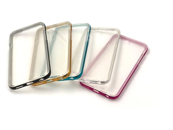 TPU silikonskal med färgad ram iPhone 6/6S