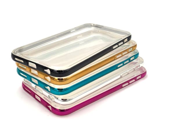 TPU silikonskal med färgad ram iPhone 6/6S