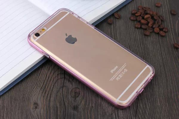 TPU silikonskal med färgad ram iPhone 6/6S