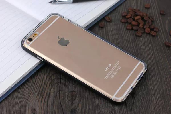 TPU silikonskal med färgad ram iPhone 6/6S