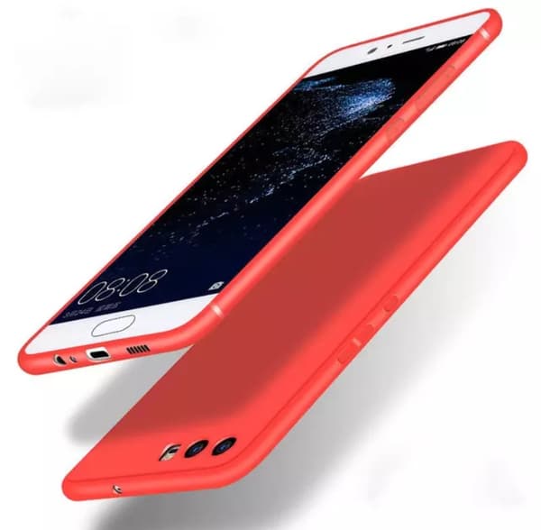 Huawei P10 - silikonskal Röd Röd