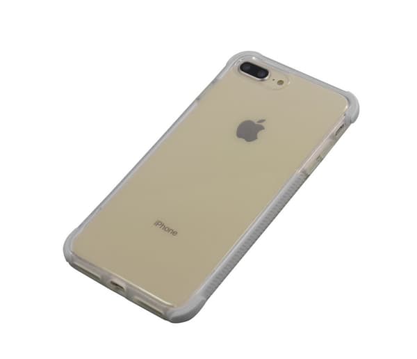 TPU skal för iPhone med färgade kanter iPhone 6Plus +2skärmskydd