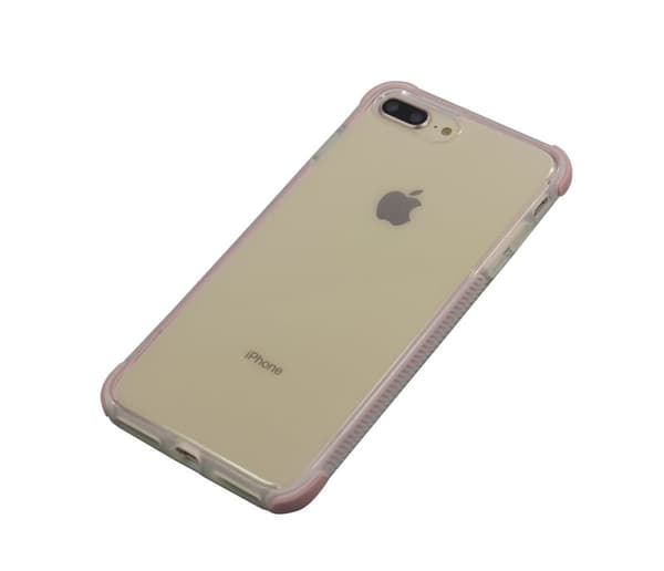 TPU skal för iPhone med färgade kanter iPhone 6Plus +2skärmskydd