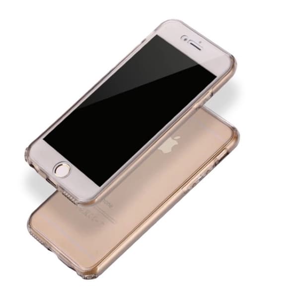 iPhone 6/6S Plus Silikonfodral med TOUCHFUNKTION Svart Svart