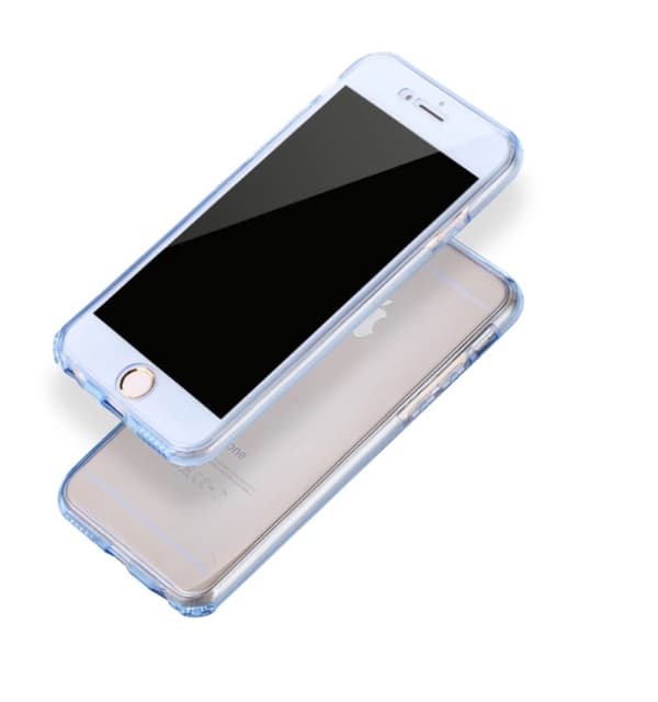 iPhone 6/6S Plus - Dubbelt Silikonfodral (TOUCHFUNKTION)