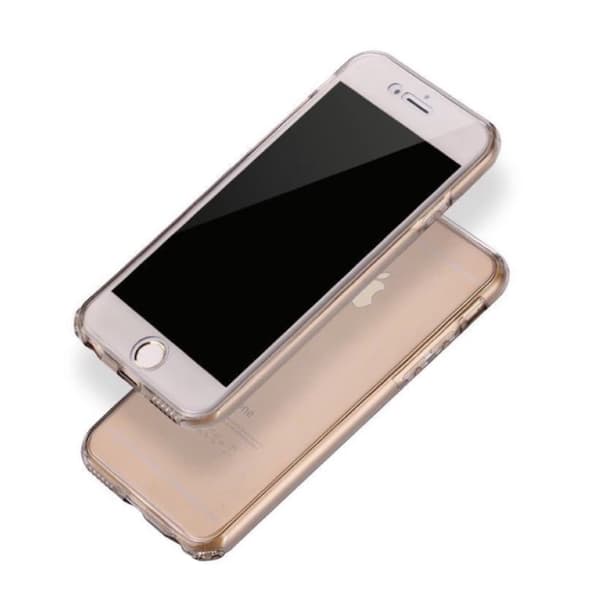 iPhone 6/6S Plus - Dubbelt Silikonfodral (TOUCHFUNKTION)