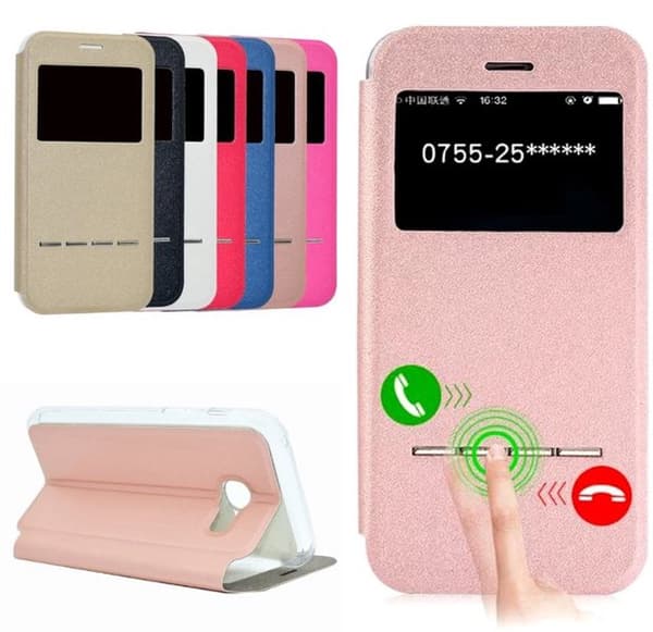 Smartfodral fr�n LEMAN f�r iPhone 6/6S Plus Roséguld
