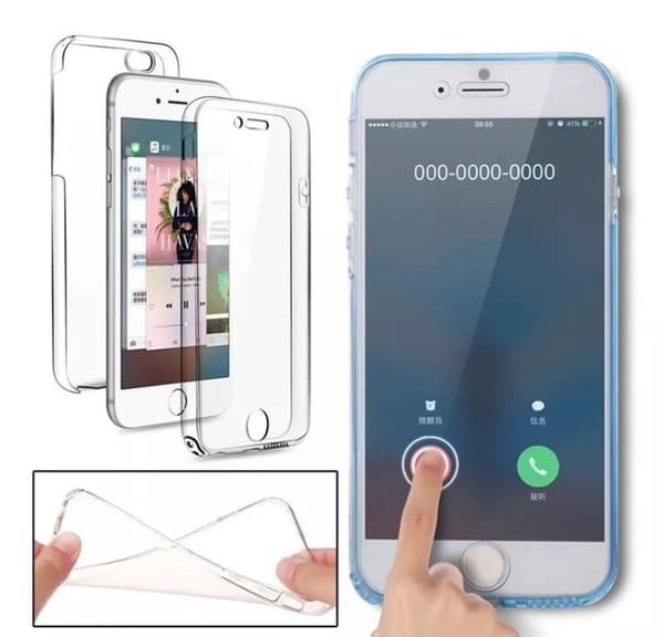 Exklusivt Silikonfodral med TOUCHFUNKTION för iPhone 7 PLUS