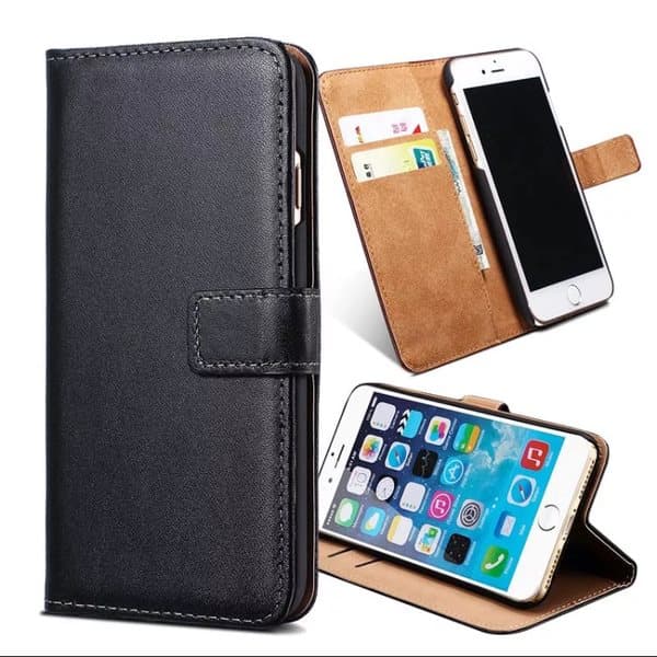 Stiltent Pl�nboksfodral i l�der fr�n NORTH (iPhone 6/6S)