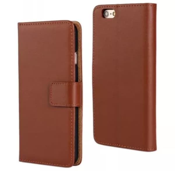 Stiltent Pl�nboksfodral i l�der fr�n NORTH (iPhone 6/6S)