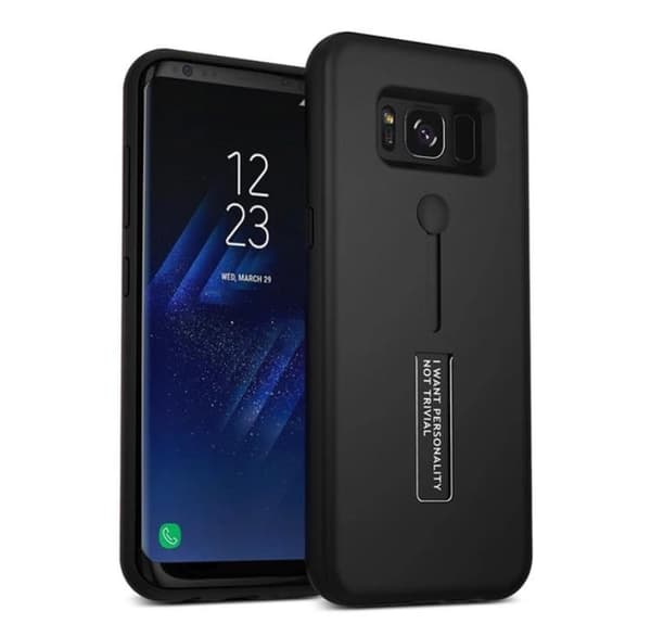 Skal med Hållare till Samsung Galaxy J5 2017 (KISSCASE) Svart