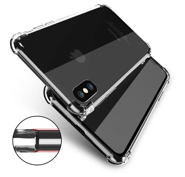 Silikonskal med Stötdämpande Funktion - iPhone X/XS FLOVEME