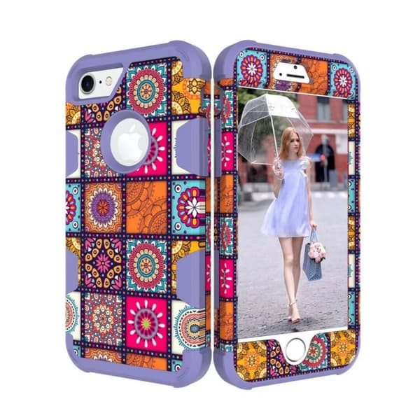 iPhone 6 Plus -  Elegant 2in1 Skal Lila Lila