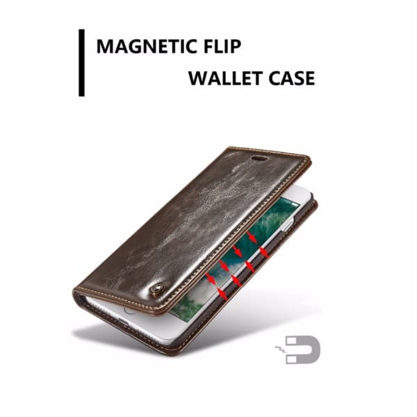 Stilrent Plånboksfodral i Läder  iPHONE 6 PLUS från CASEME