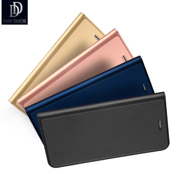 DUX DUCIS - Stilrent Smart Fodral med Kortfack för iPhone 8