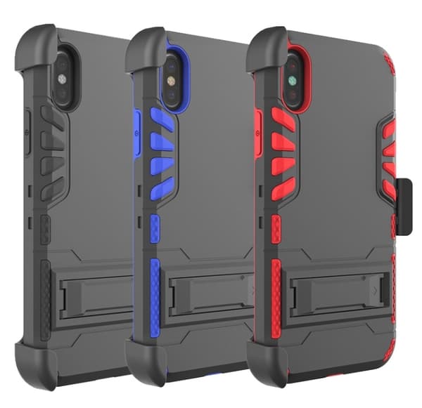 iPhone X/XS (HYBRID) Skyddskal (B�ltesfunktion)