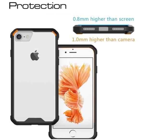 Elegant Praktiskt Skyddsskal av FLOVEME - iPhone 8 (MAX SKYDD)