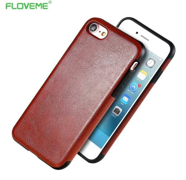 iPhone 7 - Stilrent Exklusivt Skal i Retro-Design (Crazy Horse)